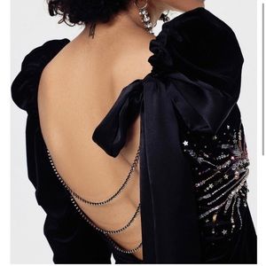 For Love & Lemons Simone Velvet Mini Dress